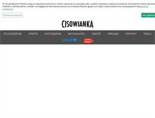 Tablet Screenshot of cisowianka.pl